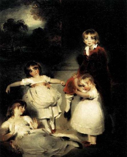 Sir Thomas Lawrence Portrait of the Children of John Angerstein Sweden oil painting art